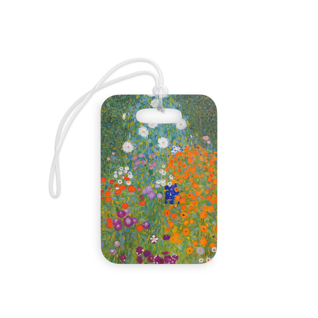 Cottage Garden by Gustav Klimt Luggage Tags