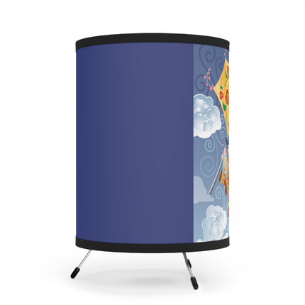 Flight of Blossoms Tripod Lamp