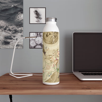 Sur talons rouges (On Red Heels) pl 01 by Gerda Wegener Slim Water Bottle