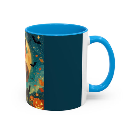 🦇🎃 The Witch Of Batwing Pumpkin Hollow Colorful Mug – Moonlit Halloween Charm