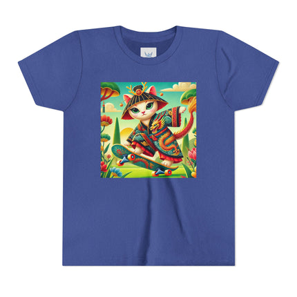Dragon Dance on Wheels Youth Short Sleeve Tee