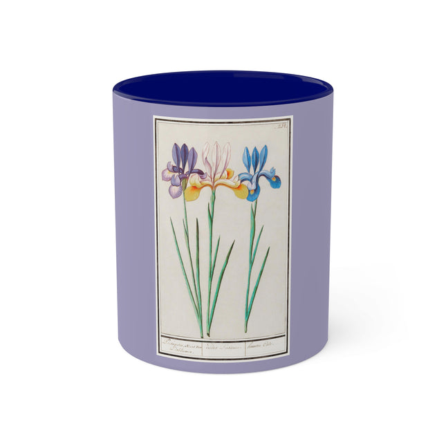 Iris, Iris sibirica by Anselmus Boëtius de Boodt Colorful Mugs, 11oz