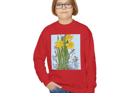 Daffodil Fairy Youth Crewneck Sweatshirt