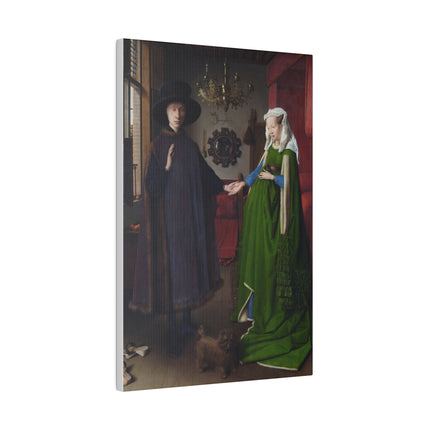 Arnolfini Portrait by Jan Van Eyck Matte Canvas, Stretched, 0.75"