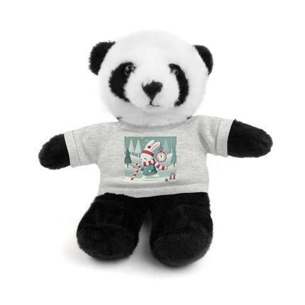 Candy Cane Timekeeper Bunny Stuffed Animals with Tee