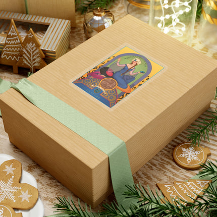 December & Tanzanite (from the Gem Series) by Sofia Chiostri Kiss-Cut Stickers (4 Sizes)