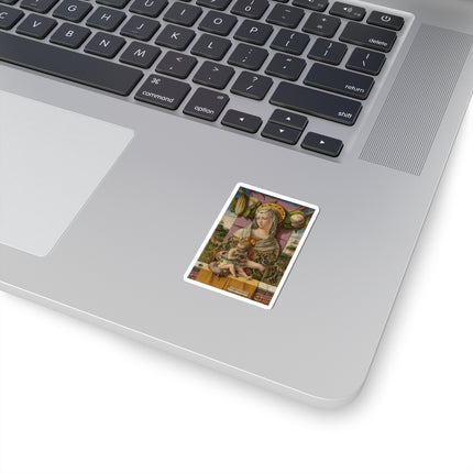 Madonna and Child by Carlo Crivelli Kiss-Cut Stickers (4 Sizes)