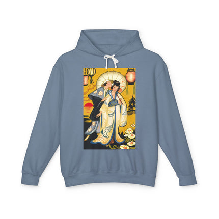 Golden Embrace Couple Hoodie