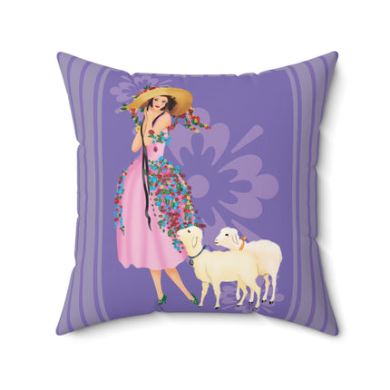Easter Elegance Spun Polyester Square Pillow
