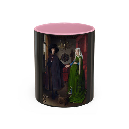 Arnolfini Portrait by Jan Van Eyck Colorful Mugs (11oz, 15oz)