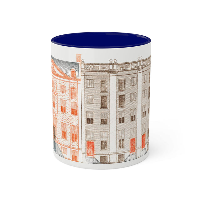 Amsterdam Canal Houses by Johan Teyler Colorful Mugs, 11oz
