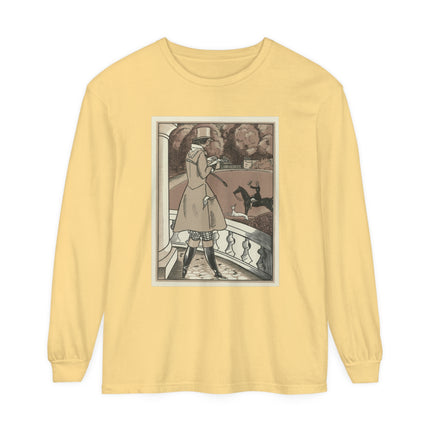 Amazone by Fernand Siméon Unisex Garment-dyed Long Sleeve T-Shirt