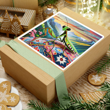 The Joyful Mantis Kiss-Cut Stickers (4 Sizes)