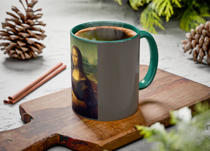 Mona Lisa by Leonardo da Vinci Colorful Mugs (11oz, 15oz)