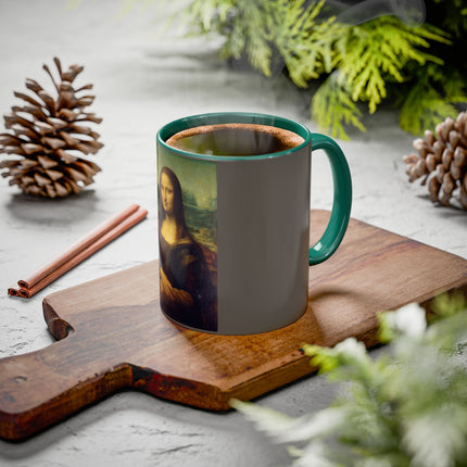 Mona Lisa by Leonardo da Vinci Colorful Mugs (11oz, 15oz)