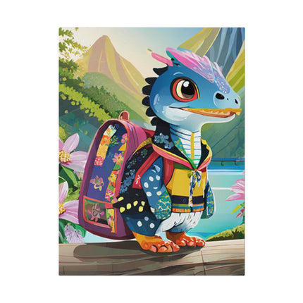Baby Raptor Matte Canvas, Stretched, 0.75"