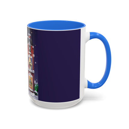 A Christmas Eve Celebration Colorful Mugs (11oz, 15oz)