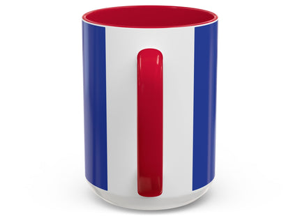 Tibetan Dragon Over Kabuki Duel Colorful Mugs (11oz, 15oz)
