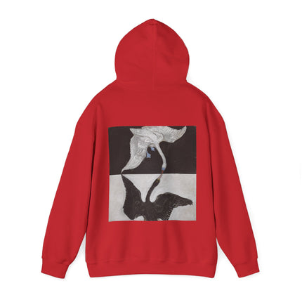 The Swan by Hilma af Klint Heavy Blend™ Hooded Sweatshirt