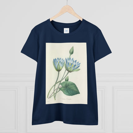 Choix des plus belles fleurs, Plate 055 by Pierre Joseph Redouté  Women's Midweight Cotton Tee