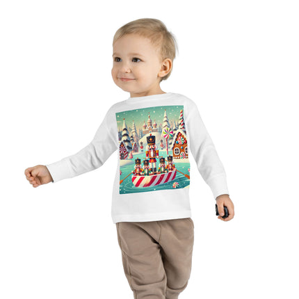 Nutcracker Candy-Striped Adventure Toddler Long Sleeve Tee