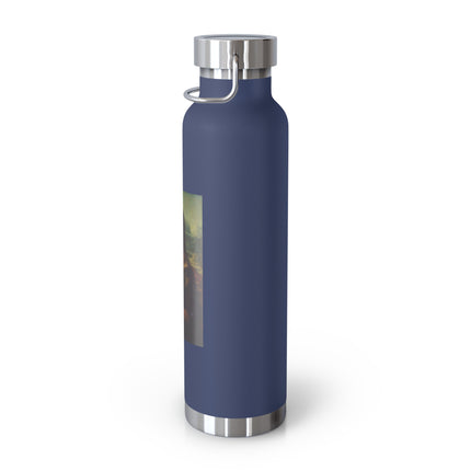 Mona Lisa by Leonardo da Vinci Copper Vacuum Insulated Bottle, 22oz