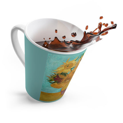 Vase with Twelve Sunflowers by Vincent van Gogh Latte Mug