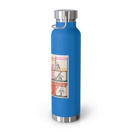 Maquettes de Théatre 4 by Alexandra Exter Copper Vacuum Insulated Bottle, 22oz