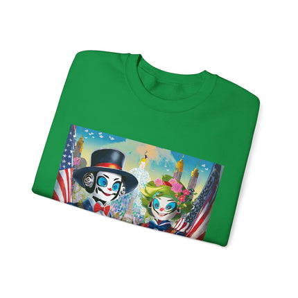 Cyber Punk Warrior Robots Unisex Heavy Blend™ Crewneck Sweatshirt