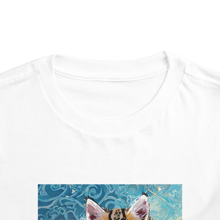 Whiskered Wanderings Toddler Short Sleeve Tee
