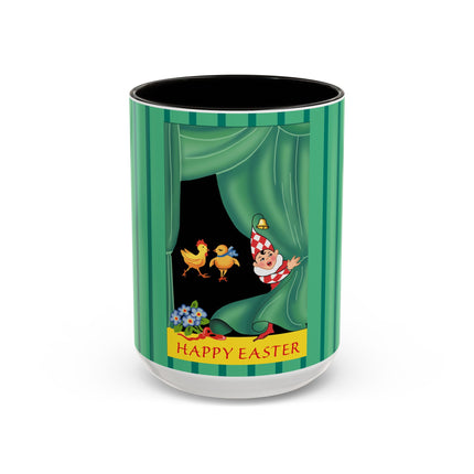 Easter Elf's Whimsy Colorful Mugs (11oz, 15oz)