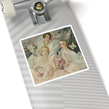 Les Femmes Fatales by Gerda Wegener Kiss-Cut Stickers (4 Sizes)