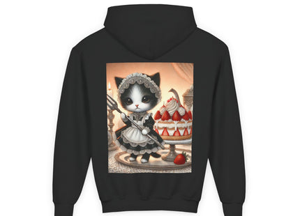 Patisserie Kitten Youth Heavy Blend Hooded Sweatshirt