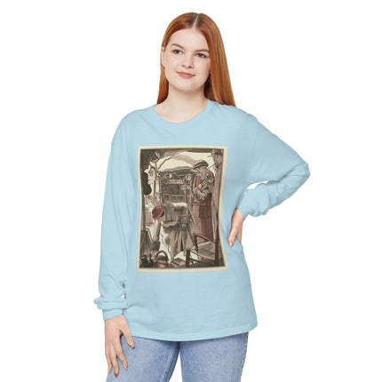 Bric-A-Brac by Fernand Siméon Garment-dyed Long Sleeve T-Shirt