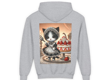 Patisserie Kitten Youth Heavy Blend Hooded Sweatshirt
