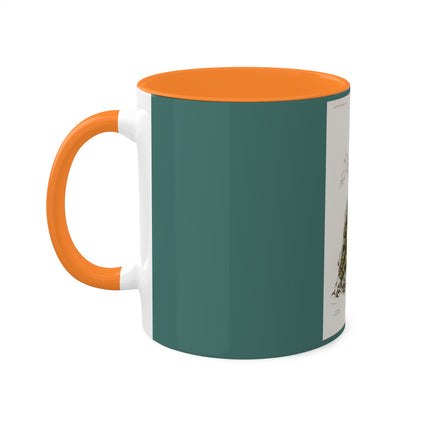 Indian Peafowl by Charles Dessalines D' Orbigny Colorful Mugs, 11oz