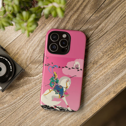 Samurai Princess on the White Steed Phone Case – Epic Grace & Mythic Power