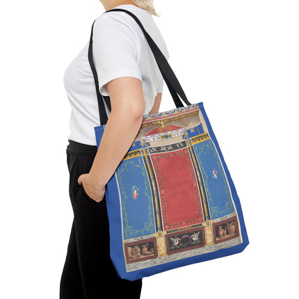 Trompe L’Oeil Designer Tote Bag – Columns, Swans and Vases (AOP)