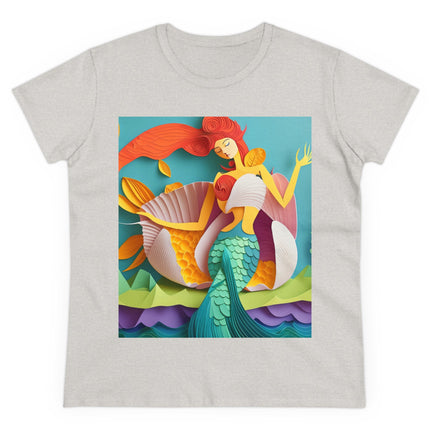 Charming Mermaid Women's Midweight Cotton Tee