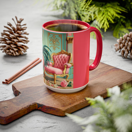 The Salon Rooster Colorful Mugs (11oz, 15oz)