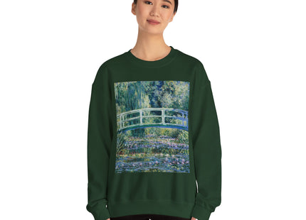 Water Lilies and Japanese Bridge by Claude Monet Heavy Blend™ Crewneck Sweatshirt