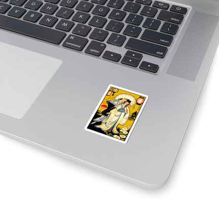 Golden Embrace Kiss-Cut Stickers (4 Sizes)