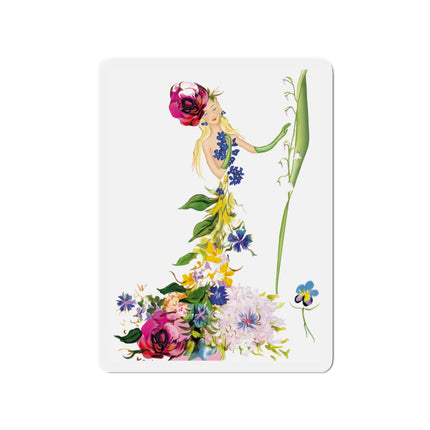 Blooming Splendor: A Floral Transformation Die-Cut Magnets(5 Sizes)