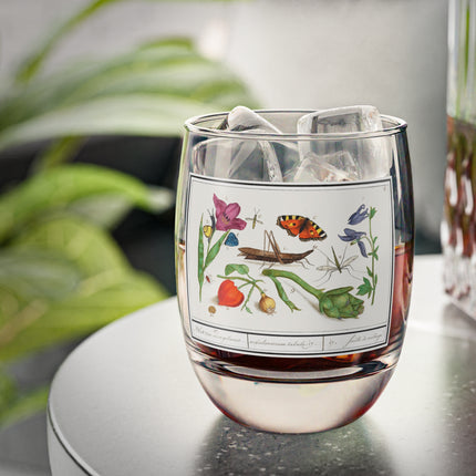 Natural History Ensemble, No. 17 by Anselmus Boëtius de Boodt Whiskey Glass