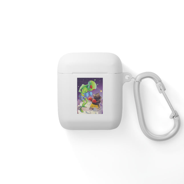 Interstellar Showdown – Alien Vs Bear Boxing AirPods Case