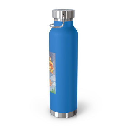 Flight of Blossoms Copper Vacuum Insulated Bottle, 22oz