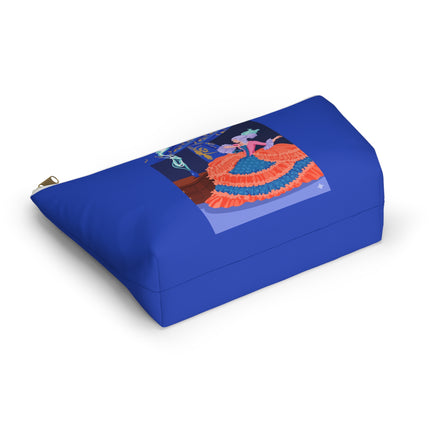 Rococo Stage Siren Cosmetic Bag – Theatrical Grace & Elegant Drama
