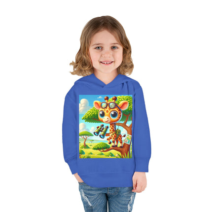 Giraffe Lookout Toddler Pullover Fleece Hoodie