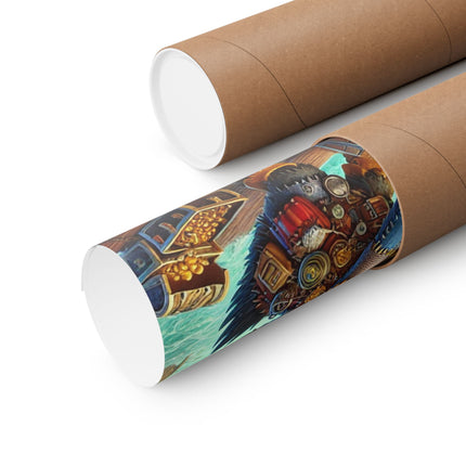 🦆🗺️ The Daring Drake Matte Vertical Poster – Adventure, Freedom & Mythic Storytelling