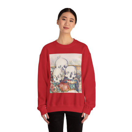 The Three Skulls by Paul Cézanne Unisex Heavy Blend™ Crewneck Sweatshirt